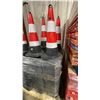 Image 1 : STACK OF APPROX 42 NEW INDUSTRIAL TRAFFIC CONES