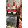Image 1 : STACK OF APPROX 42 NEW INDUSTRIAL TRAFFIC CONES