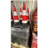 Image 1 : STACK OF APPROX 42 NEW INDUSTRIAL TRAFFIC CONES
