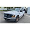 Image 1 : 2006 FORD F250 XL SUPERDUTY, 2DR EXT CAB PICKUP WHITE VIN 1FTNX20586EB25560,