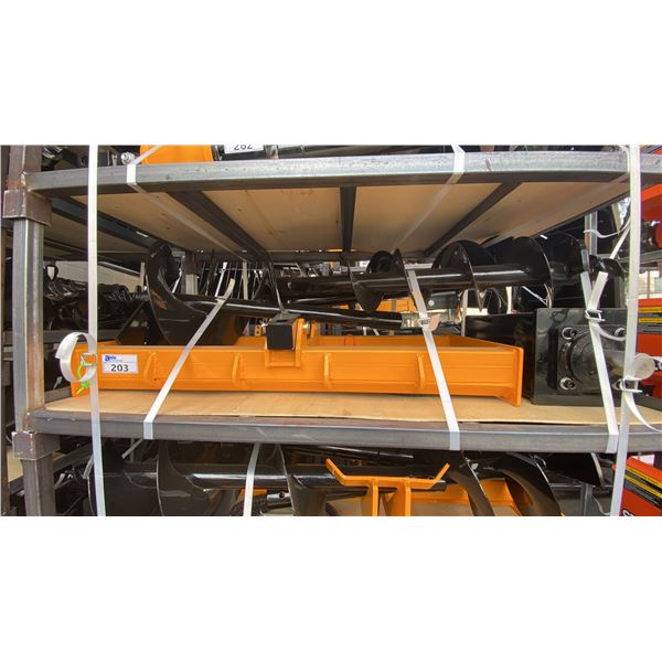 GIYI C-SM LXZ SKID STEER HYDRAULIC AUGER ATTACHMENT SET WITH 3 BITS- 8", 12" & 16"