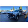 Image 1 : 2008 FORD F450 SUPERDUTY, 2DR DUMP TRUCK, WHITE, VIN 1FDXF46R98EA14600,