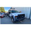 Image 4 : 2008 FORD F450 SUPERDUTY, 2DR DUMP TRUCK, WHITE, VIN 1FDXF46R98EA14600,