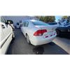 Image 2 : 2008 HONDA CIVIC HYBRID, 4DRSD, WHITE, VIN JHMFA36208S800927,
