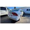Image 3 : 2008 HONDA CIVIC HYBRID, 4DRSD, WHITE, VIN JHMFA36208S800927,