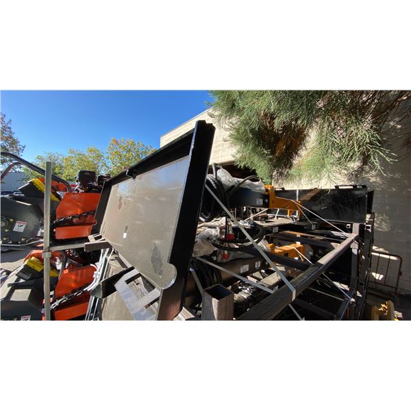 TBS20 SKID STEER SHORT CYLINDER TELESCOPIC BOOM ATTACHMENT- 20" TELESCOPIC DISTANCE, 108" MAX
