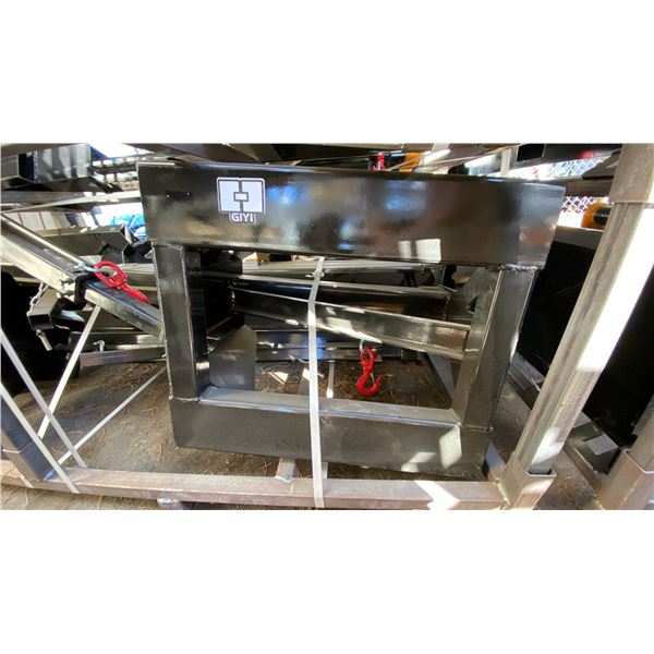 GIYI GY-TB47 BLACK 47" INDUSTRIAL FORKLIFT TELESCOPING BOOM ATTACHMENT MAX LENGTH 132" ,MAX
