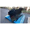 Image 1 : 39" BLACK HYDRAULIC INDUSTRIAL MINI SKID STEER PLOW ATTACHMENT