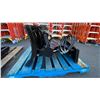Image 3 : 39" BLACK HYDRAULIC INDUSTRIAL MINI SKID STEER PLOW ATTACHMENT