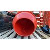 Image 2 : ORANGE / BLACK HYDRAULIC INDUSTRIAL MINI SKID STEER CEMENT MIXER ATTACHMENT