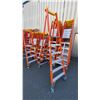 Image 2 : ALLRIGHT FXP300-06 HEAVY DUTY 6' ORANGE CARBON FIBER INDUSTRIAL PLATFORM LADDER