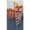 Image 2 : ALLRIGHT FXP300-06 HEAVY DUTY 6' ORANGE CARBON FIBER INDUSTRIAL PLATFORM LADDER