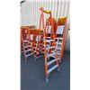 Image 2 : ALLRIGHT FXP300-06 HEAVY DUTY 6' ORANGE CARBON FIBER INDUSTRIAL PLATFORM LADDER