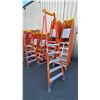 Image 2 : ALLRIGHT FXP300-06 HEAVY DUTY 6' ORANGE CARBON FIBER INDUSTRIAL PLATFORM LADDER