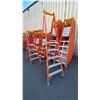 Image 2 : ALLRIGHT FXP300-06 HEAVY DUTY 6' ORANGE CARBON FIBER INDUSTRIAL PLATFORM LADDER