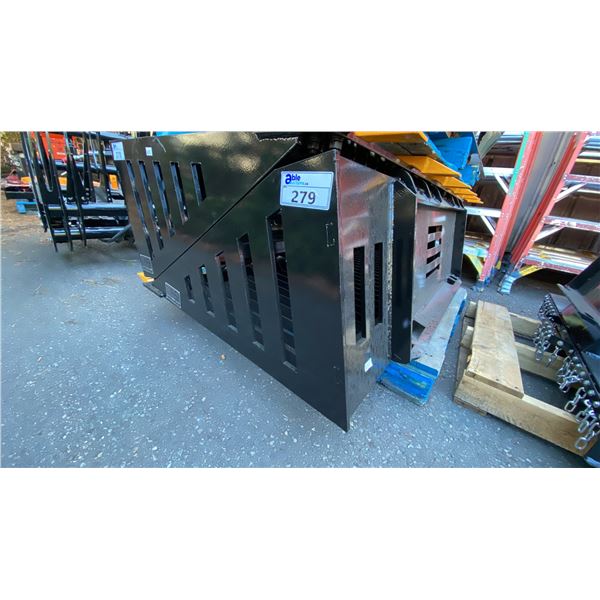 GIYI RB66 HEAVY DUTY 66" SKID STEER ROCK BUCKET ATTACHMENT
