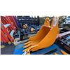 Image 2 : YELLOW HEAVY DUTY 12" MINI EXCAVATOR DIGGING BUCKET *FITS CAT 305 EXCAVATORS*