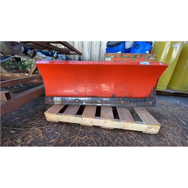 KUBOTA V4308 ORANGE 60" INDUSTRIAL MINI PLOW ATTACHMENT