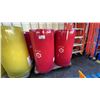 Image 1 : PALLET OF 4 METAL INDUSTRIAL STORAGE BARRELS
