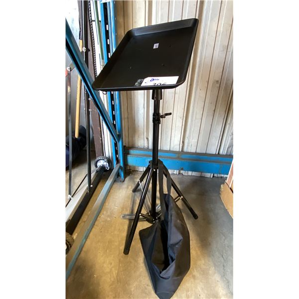 FOLDING COMMERCIAL ESTHETICIANS MULTI ADJUSTABLE EQUIPMENT STAND WITH SOFT CARRY BAG