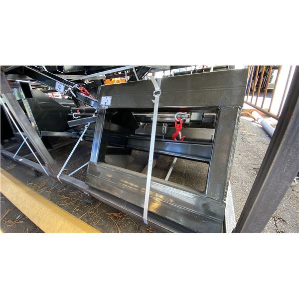 GIYI GY-TB47 BLACK 47" INDUSTRIAL FORKLIFT TELESCOPING BOOM ATTACHMENT MAX LENGTH 132" ,MAX