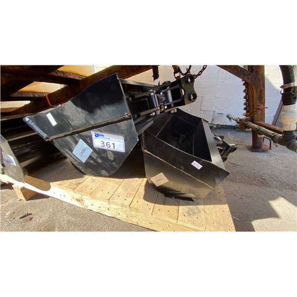 40" HEAVY DUTY MINI EXCAVATOR ARTICULATING BUCKET ATTACHMENT & 32" HEAVY DUTY MINI EXCAVATOR