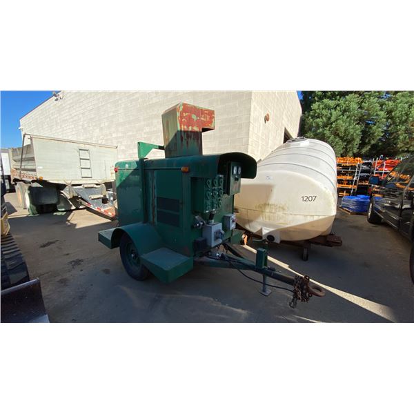 1980 FLY GT GREEN SINGLE AXLE GAS POWERED GENERATOR TRAILER VIN 15175,