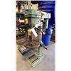 Image 2 : GENERAL INTERNATIONAL 75-030 M1 GREEN SINGLE PHASE ELECTRIC INDUSTRIAL FLOOR STANDING DRILL PRESS