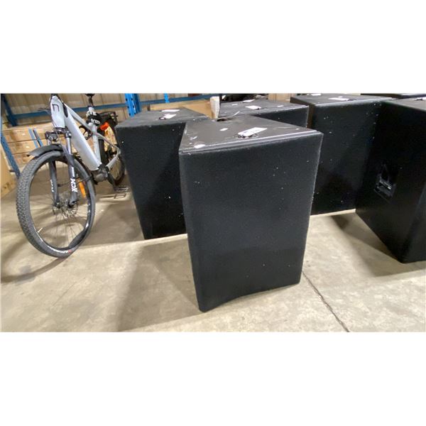 3 MEYER SOUND CQ-1 PROFESSIONAL STAGE POWERED LOUDSPEAKERS