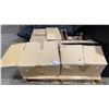 Image 1 : PALLET OF ASSORTED SPIN BIKE REPLACEMENT PARTS, BAR CLAMPS, & ASSORTED EXERCISE MACHINE PARTS