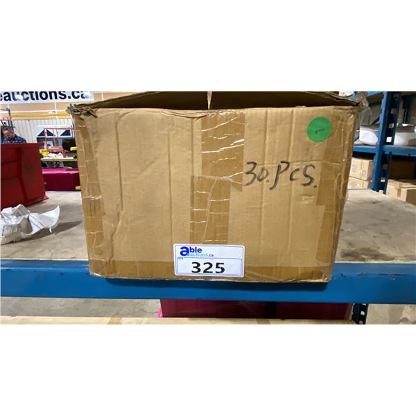 2 BOXES OF APPROXIMATELY 30 PIECES PER BOX OF COMMERCIAL LED STRING LIGHTS IN *COLOR GREEN*
