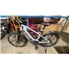 Image 1 : BOSCH MOUSTACHE 27 WHITE 10 SPEED FRONT SUSPENSION POWER ASSISTED E-BIKE WITH FULL DISC BRAKES