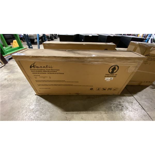 AMANTII ELECTRIC FIREPLACE MODEL BI-50-SLIM, BUILT IN SERIES