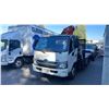 Image 1 : 2014 HINO 195H HYBRID, 2DR FLAT DECK, WHITE, VIN JHHHPM2H0EK001120,