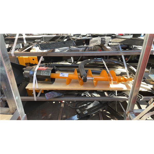 GIYI GY-TA74 HEAVY DUTY 3 POINT TRACTOR AUGER ATTACHMENT