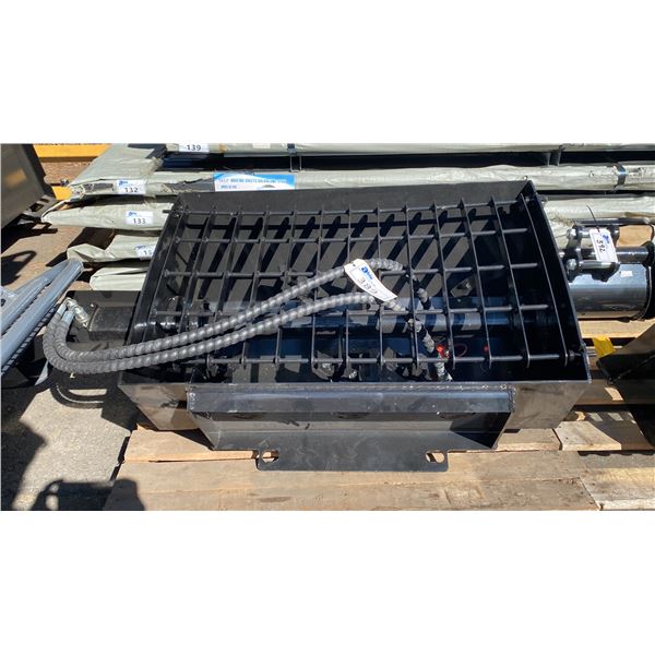 MINI SKID STEER HYDRAULIC CEMENT/CONCRETE MIXING BUCKET ATTACHMENT