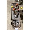 Image 3 : BLACK METAL INDUSTRIAL BANDING CART WITH BANDING TOOLS