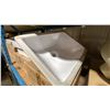 Image 6 : 5 ASSORTED PORCELAIN SINKS & 1 BLUE GLASS SINK
