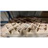 Image 2 : 14 CASES OF MAPLE WOOD WINE RACK LATTICE