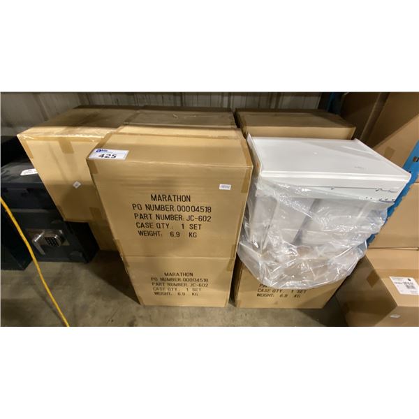 10 CASES OF SLIDE OUT WASTE BINS