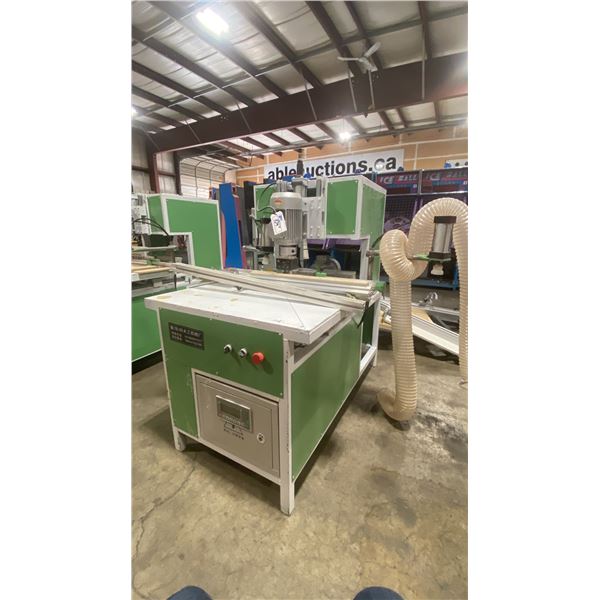 HEAVY DUTY INDUSTRIAL WOODWORKING 17 HEAD HINGE BORING AND DRILLING MACHINE