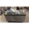 Image 1 : PALLET CRATE + BIN OF ASSORTED DECORATIVE EVENT LETTERS & NUMBERS *BINS NOT INCLUDED*