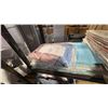 Image 3 : GROUP OF ASSORTED BABY THEME BOXES, TABLE COVERS/BLANKET COVERS *RACK NOT INCLUDED*