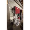 Image 2 : METAL FRAMED MOBILE TABLE CART