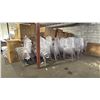Image 2 : 17 STACKS OF CLEAR PLASTIC STACKING EVENT CHAIRS