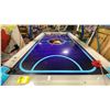 Image 5 : HOCKEY STARS COMMERCIAL COIN OPERATED MOBILE AIR HOCKEY TABLE WITH OVERHEAD DIGITAL DISPLAY