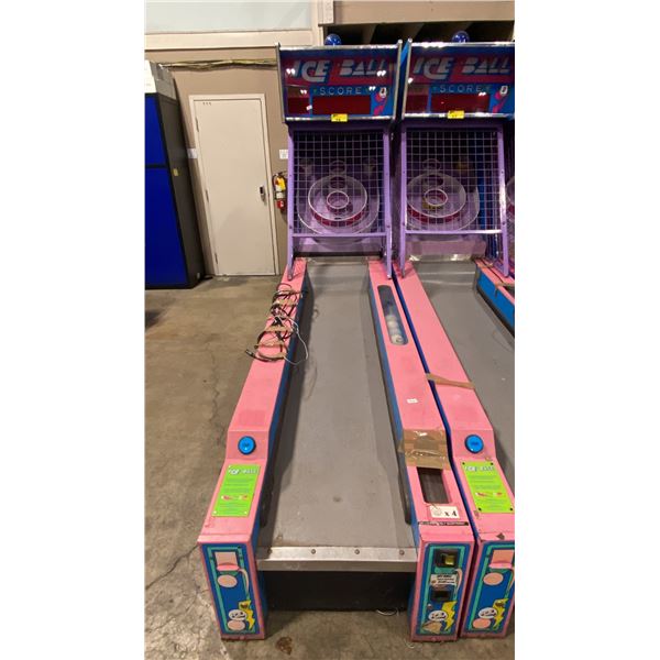 ICE BALL DIGITAL SCORE BOARD SKEE-BALL COMMERCIAL COIN OPERATED ARCADE REDEMPTION MACHINE