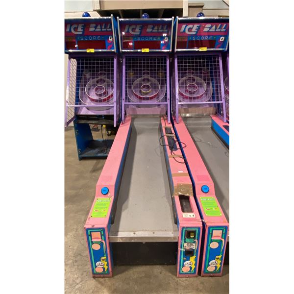 ICE BALL DIGITAL SCORE BOARD SKEE-BALL COMMERCIAL COIN OPERATED ARCADE REDEMPTION MACHINE