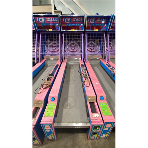 ICE BALL DIGITAL SCORE BOARD SKEE-BALL COMMERCIAL COIN OPERATED ARCADE REDEMPTION MACHINE