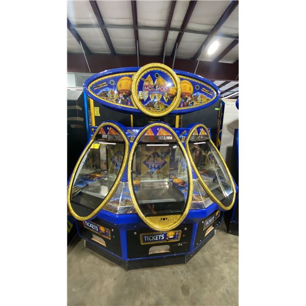 ICE INNOVATIVE CONCEPTS MONOPOLY "WONDERS OF THE WORLD" COMMERCIAL COIN OPERATED ARCADE TOKEN